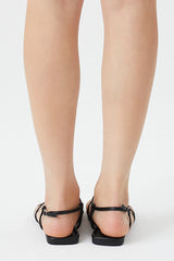 Square-Toe Strappy Sandals