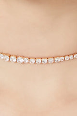 Rhinestone Choker Necklace