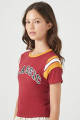 Classic Graphic Ringer Baby Tee