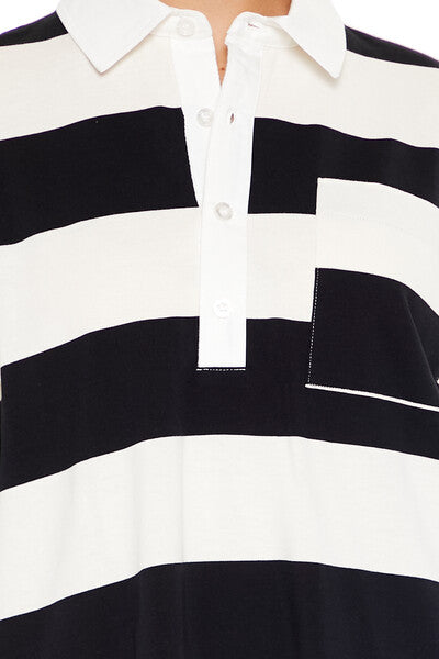 Striped Polo Shirt Dress