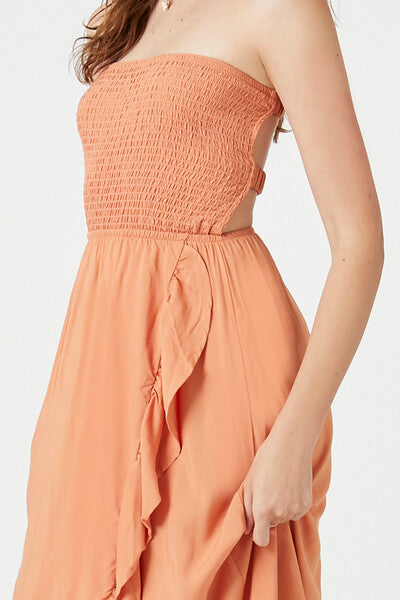 High-Low Caged Dress