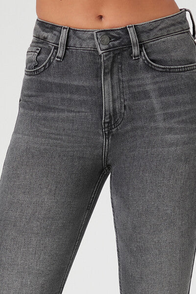 Stretch-Denim Flare Jeans