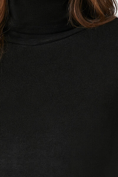 Turtleneck Long-Sleeve Top
