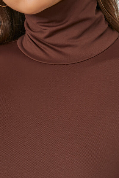 Fitted Mock Neck Bodysuit