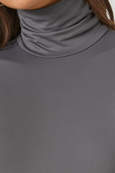 Fitted Mock Neck Bodysuit