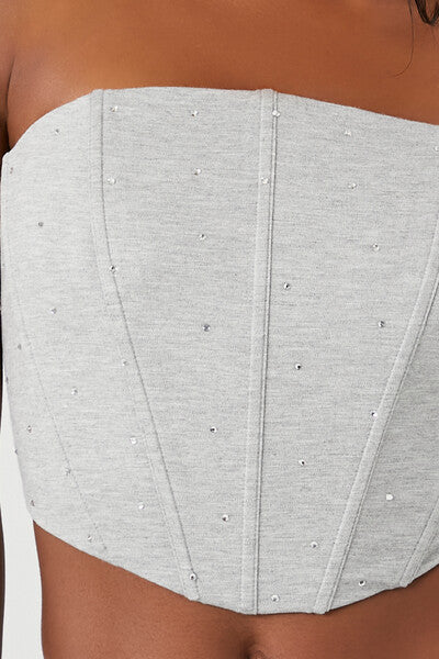 Cropped Corset Tube Top