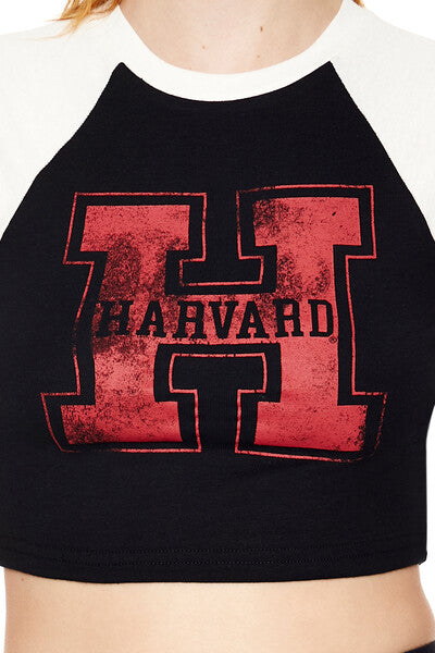 Raglan Harvard Graphic Baby Tee