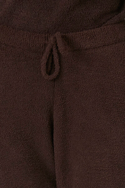 Drawstring Wide-Leg Pajama Pants