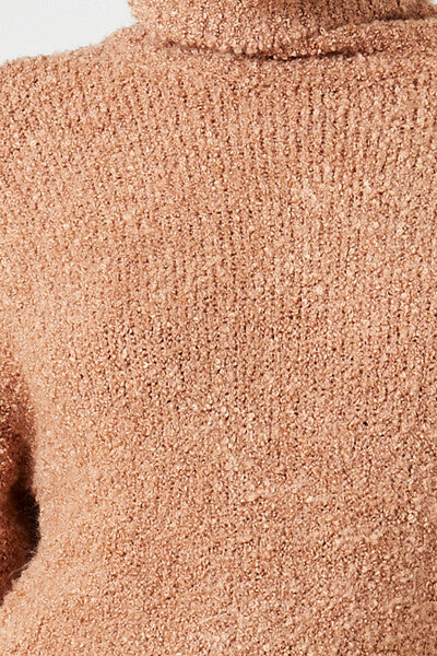 Turtleneck Mini Sweater Dress