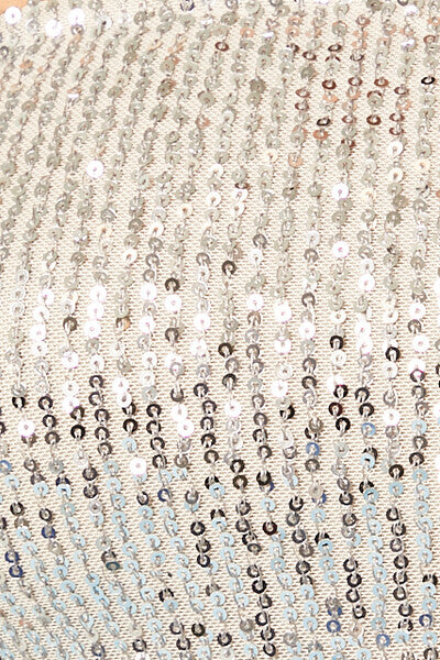Sequin Cropped Tube Top