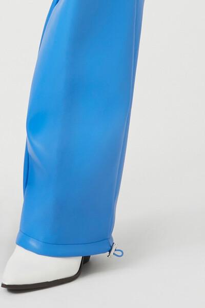 Faux Leather Cargo Pants