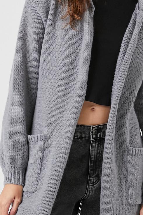 Hooded Cardigan Sweater