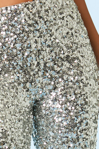 Sequin Flare Pants
