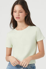 Cotton-Blend Crew Tee