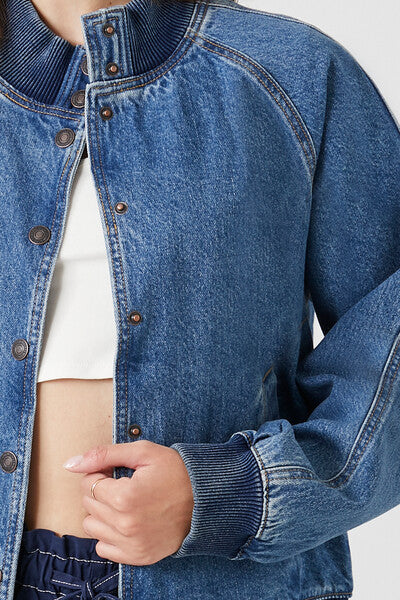 Denim Bomber Jacket