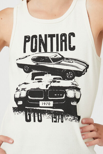 Girls Pontiac Graphic Tank Top (Kids)