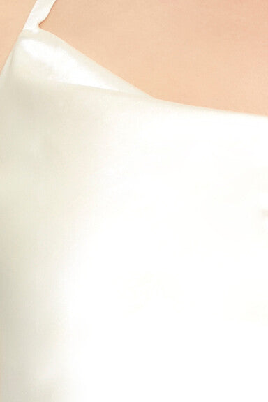 Plus Size Satin Halter Top