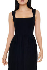 Square-Neck Tank Midi Dress