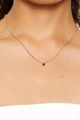 Birthstone Charm Necklace
