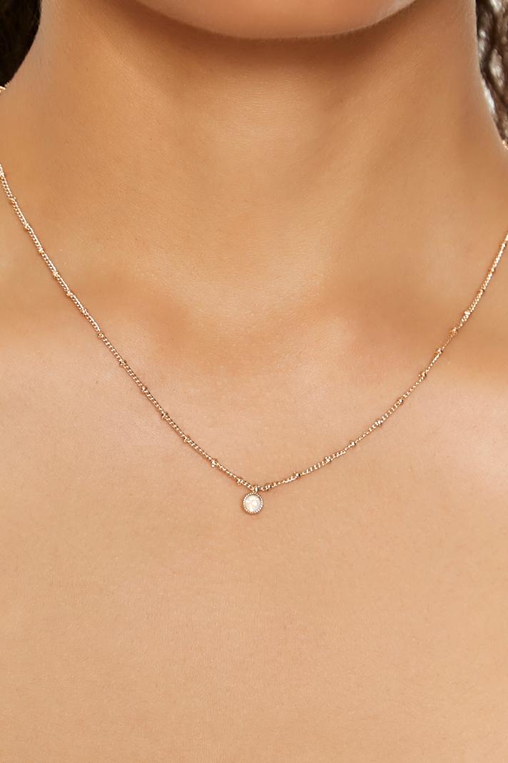 Birthstone Charm Necklace
