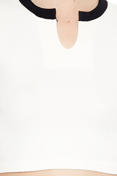Ribbed Seamless Crop Top
