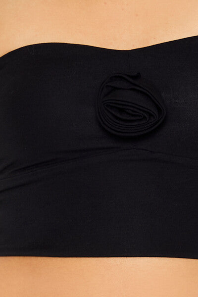 Cropped Sweetheart Tube Top