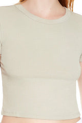 Cropped Crew Tee