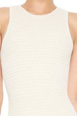 Sleeveless Crochet Maxi Dress