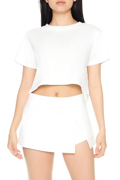 Tulip-Hem Mini Skirt