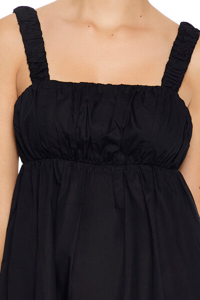 Poplin Babydoll Mini Dress