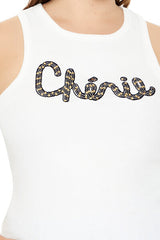 Plus Size Cherie Sequin Tank Top