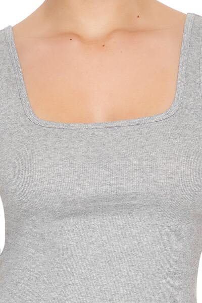 Square-Neck Tank Top