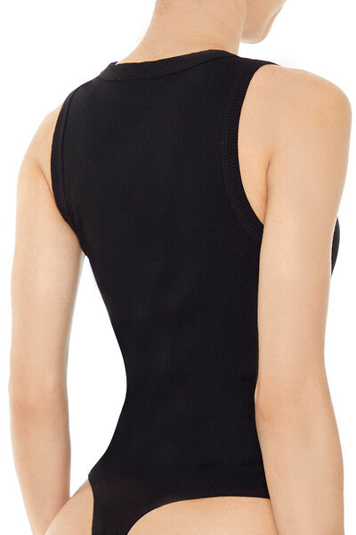 Ribbed Thong Bodysuit