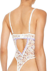 Lace Floral Lingerie Bodysuit