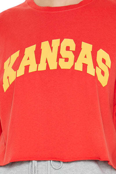 Kansas Graphic Cropped Tee