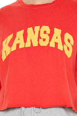 Kansas Graphic Cropped Tee