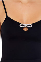 Seamless Rhinestone Bow Cami