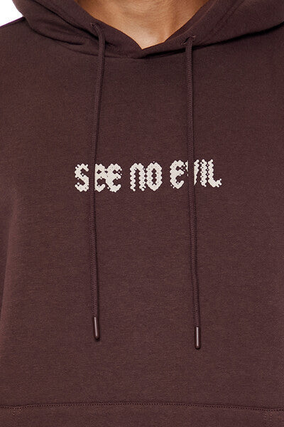 See No Evil Graphic Hoodie