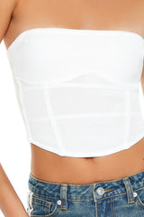 Sweater-Knit Tube Crop Top