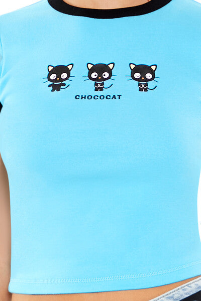 Chococat Graphic Ringer Tee