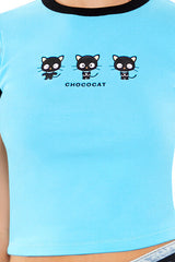 Chococat Graphic Ringer Tee