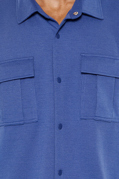 Two-Pocket Button-Front Shirt