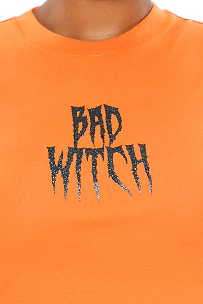 Plus Size Bad Witch Graphic Tee