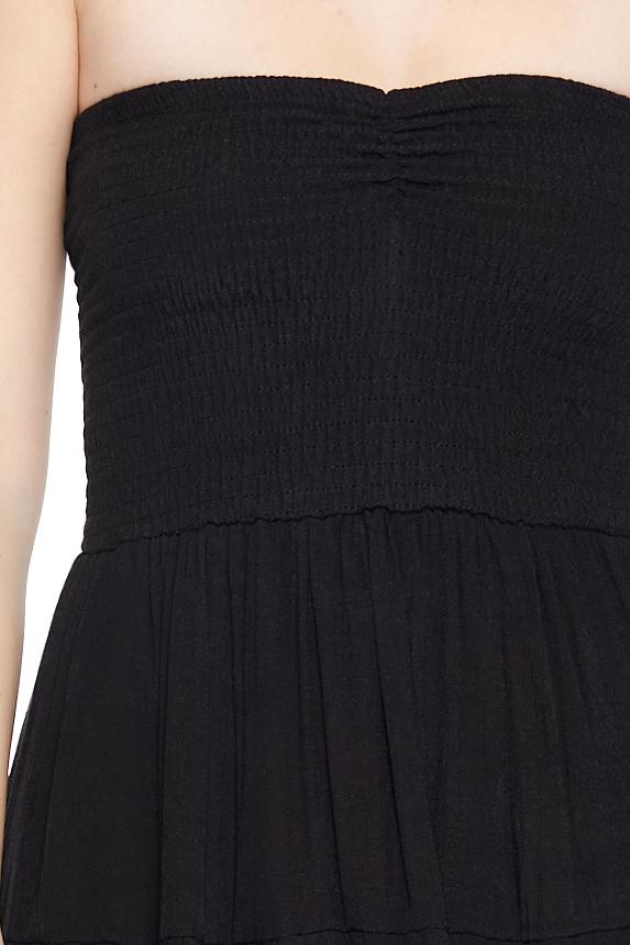 Tiered Strapless Maxi Dress