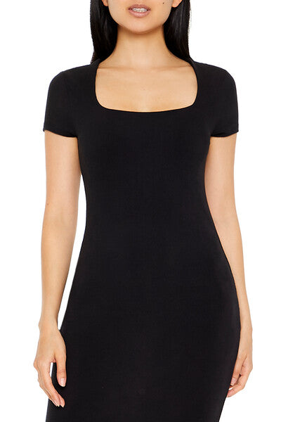 Ribbed T-Shirt Maxi Dress