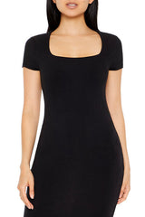 Ribbed T-Shirt Maxi Dress