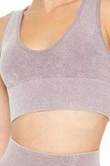 Seamless Mineral Wash Sports Bra