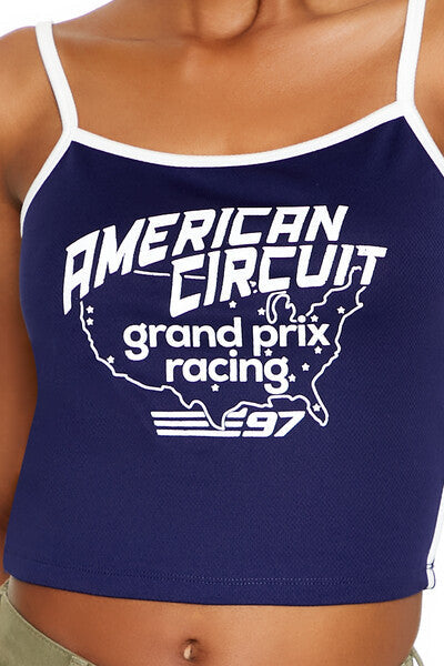 American Circuit Cropped Cami