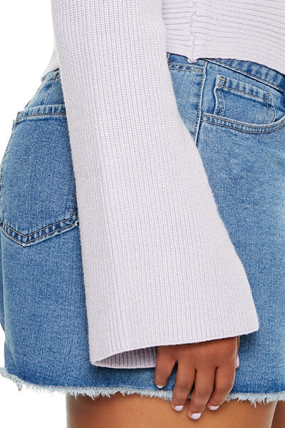 Plus Size Bell-Sleeve Sweater