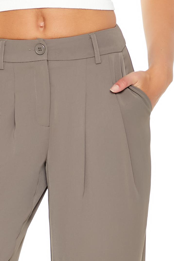 High-Rise Wide-Leg Trouser Pants